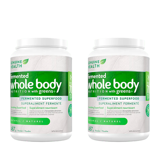 Genuine Health Greens+ Fermented Whole Body Nutrition - 2 Pack